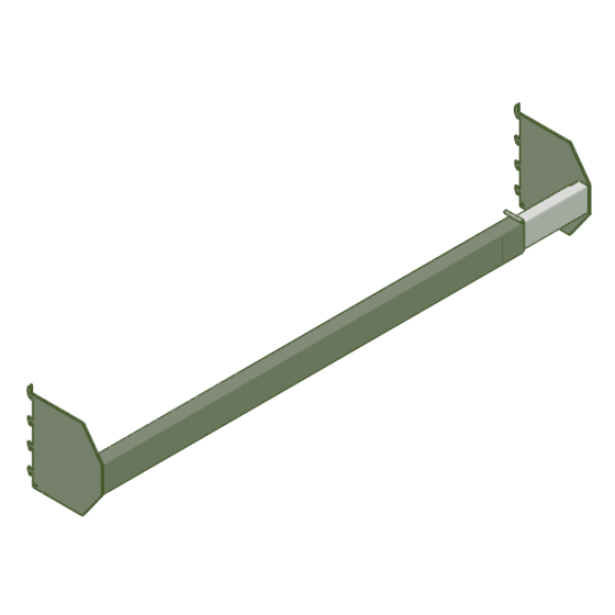 BARRE DE FORCE DEPORTEE 1 M