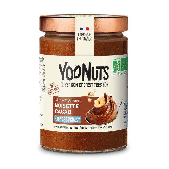 PATE A TARTINER NOISETTE CACAO  BIO