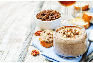 Les rillettes de lentilles aux noix